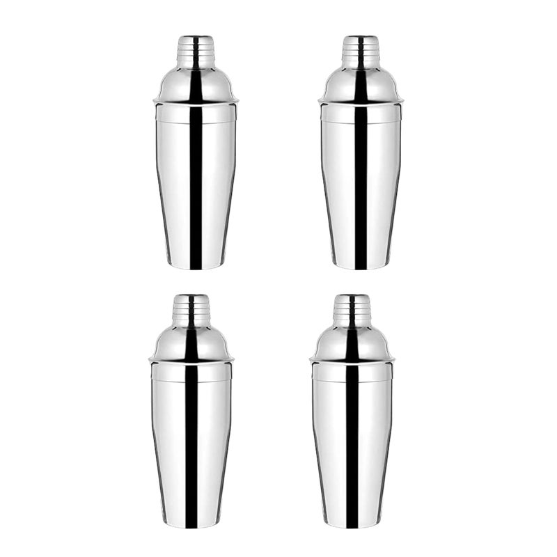 Proniks Stainless Steel Cocktail Shekar (Pack of 4) Metal Shatterproof Cocktail Shekar High- End Wine Drinking Beverages for Banquet Wedding Party Bar and restorent - Image 5