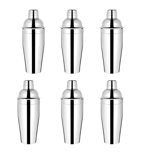 Proniks Stainless Steel Cocktail Shekar (Pack of 4) Metal Shatterproof Cocktail Shekar High- End Wine Drinking Beverages for Banquet Wedding Party Bar and restorent - Image 3
