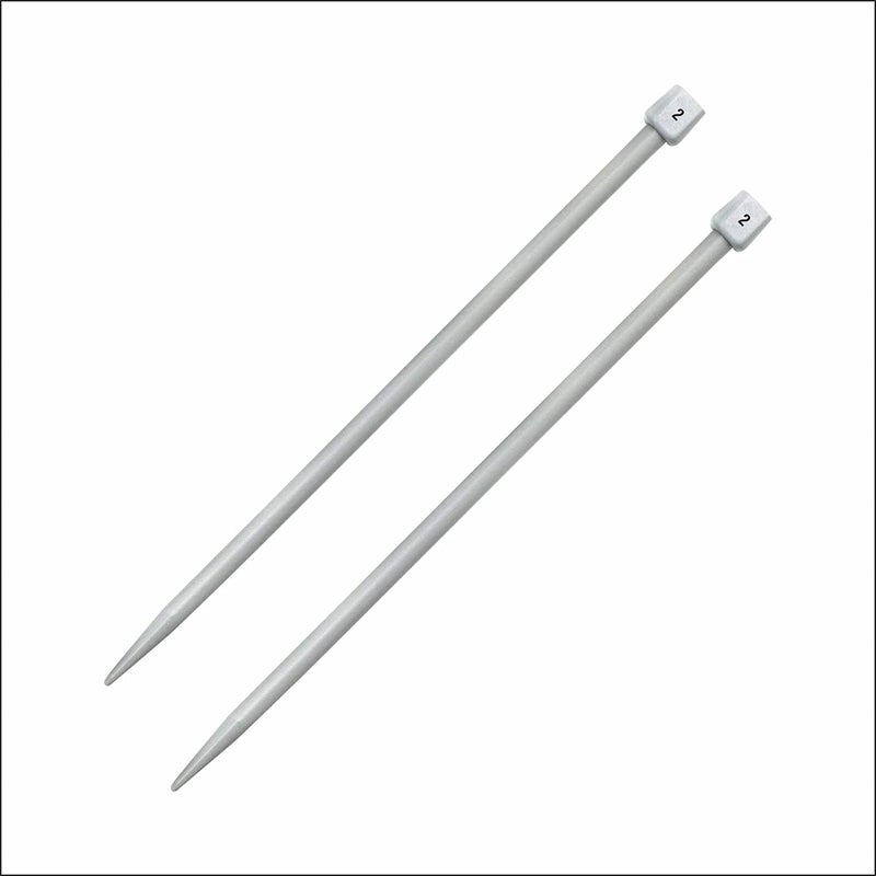 NTGS NTGS Plastic Single Pointed Knitting Needle Large Size No 2 Length 35Cm Dia 7Mm Woolen Artefacts Like Sweaters Muflers Caps Etc Pair of 2