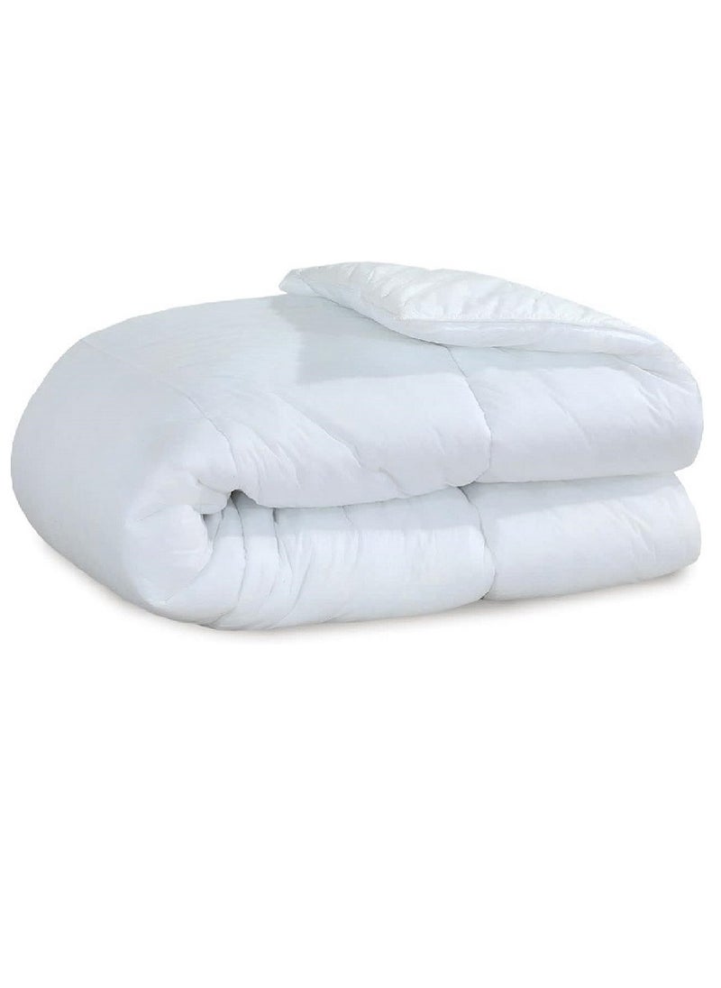 Blueberry Soft Solid Single Size Duvet Microfiber White 150x200cm  - Image 1