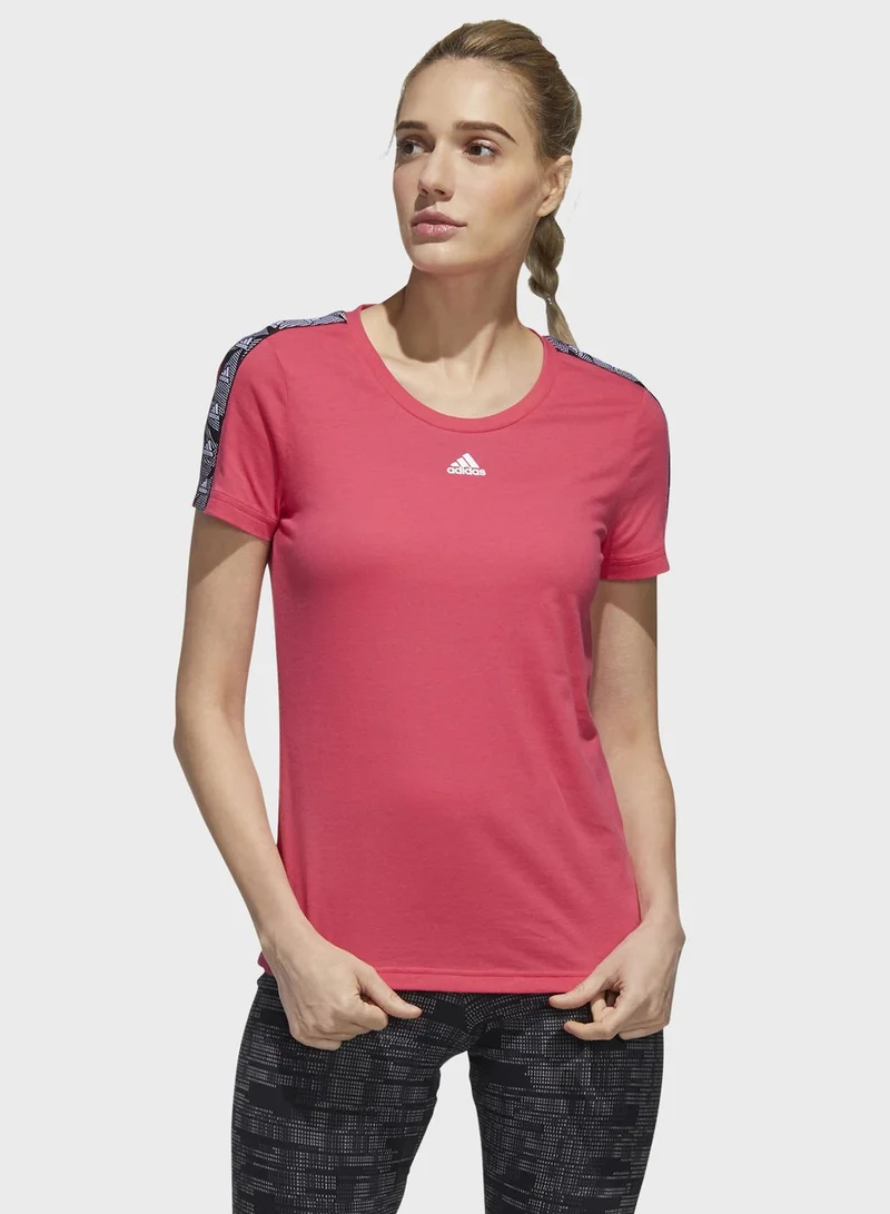 Adidas Essentials Sports Women's Graphic T-Shirt