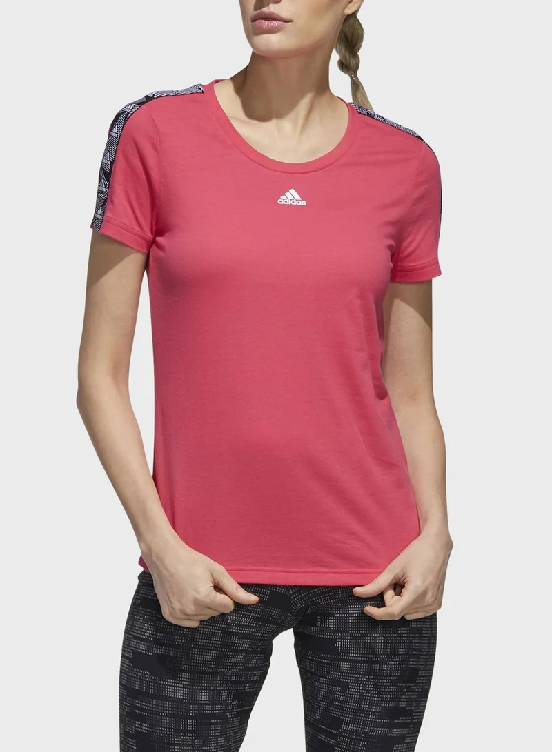 Adidas Essentials Sports Women's Graphic T-Shirt