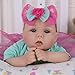 Milidool Lifelike Reborn Baby Dolls 18 Inch Real Life Realistic Newborn Baby Dolls Girl with Soft Weighted Body Gift Set for Kids Age 3 - Image 4