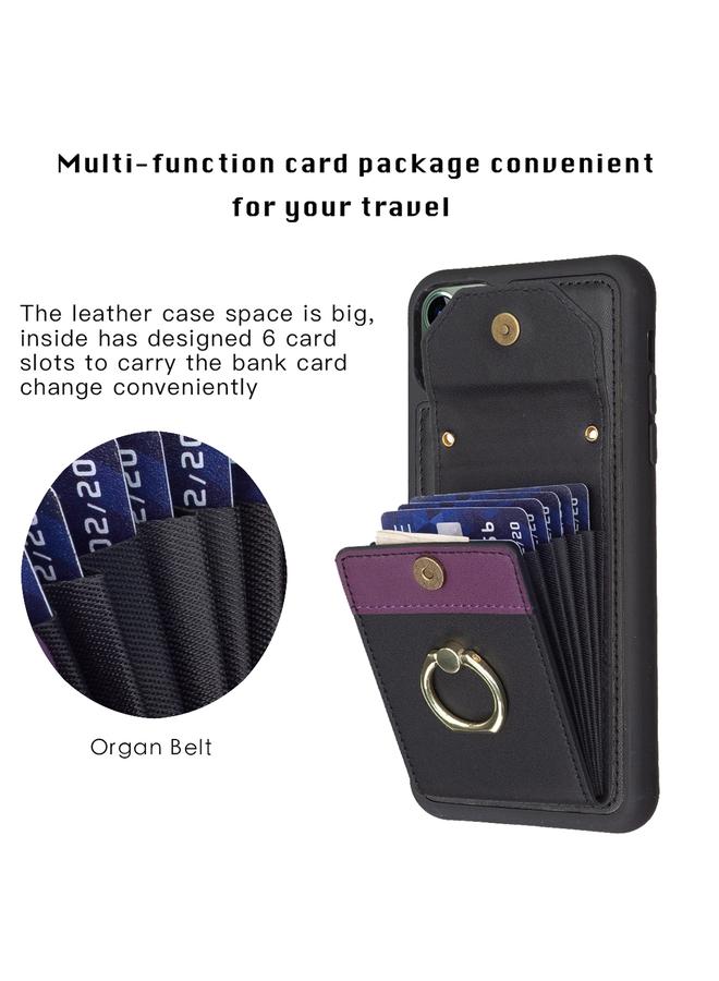 اس-توب جراب هاتف iPhone 11 BF29 مع حامل بطاقات وحلقات - Image 4