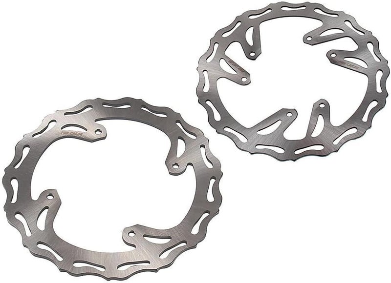 QASULER Motorcycle Brake Disc Rotor Set - Image 1