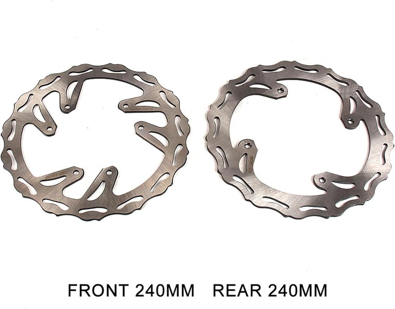QASULER Motorcycle Brake Disc Rotor Set - Image 2