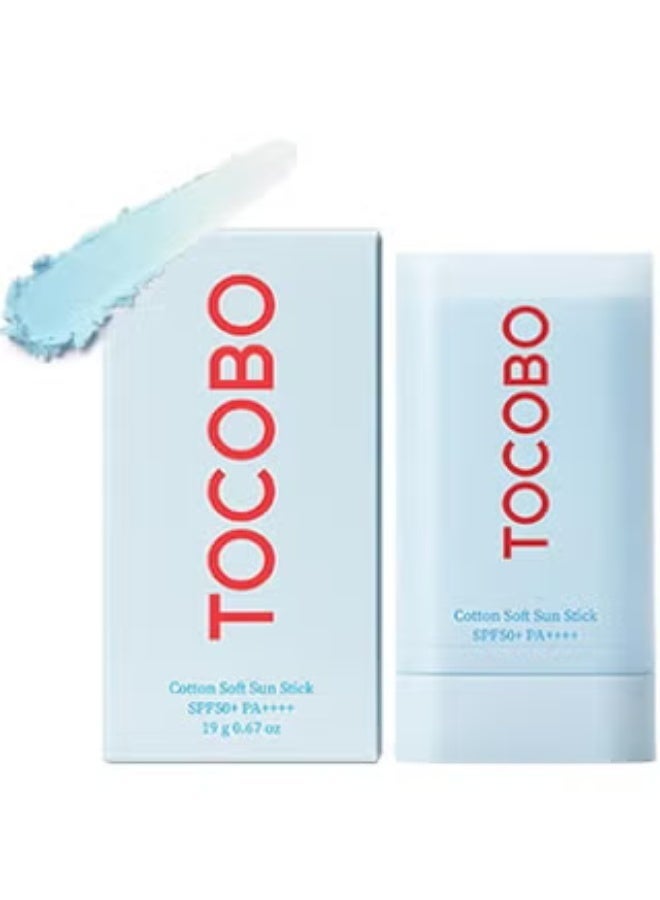 TOCOBO Cotton Soft Sun Stick SPF50+ PA++++ Matte Finish Sebum Control 19g - Image 5
