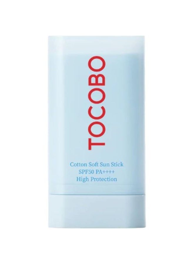 TOCOBO Cotton Soft Sun Stick SPF50+ PA++++ Matte Finish Sebum Control 19g - Image 1