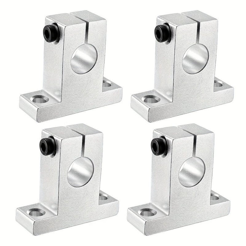 4 قطع SK16 دعم عمود السكة الخطية 16 مم لموجه الحركة الخطية لطابعة CNC ثلاثية الأبعاد - Image 3