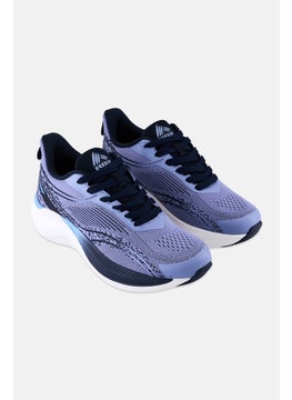 Women Lace Up Training Shoes, Blue