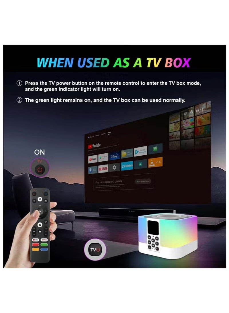 سانكس صندوق تلفزيون ذكي Z1 MIX ATV بنظام أندرويد 13 بدقة 8K فائقة الوضوح مع جهاز تحكم صوتي، 2 جيجابايت رام، 16 جيجابايت تخزين، معتمد من جوجل - Image 2
