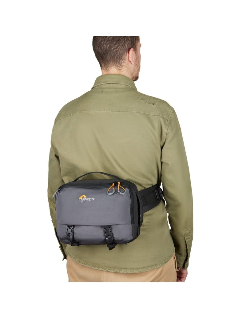 Lowepro Trekker Lite SLX 120, Compact Camera Backpack with Tablet Pocket, Camera Bag for Full Frame Mirrorless, Tripod Attachment, Water Bottle Holder, Grey - Image 2