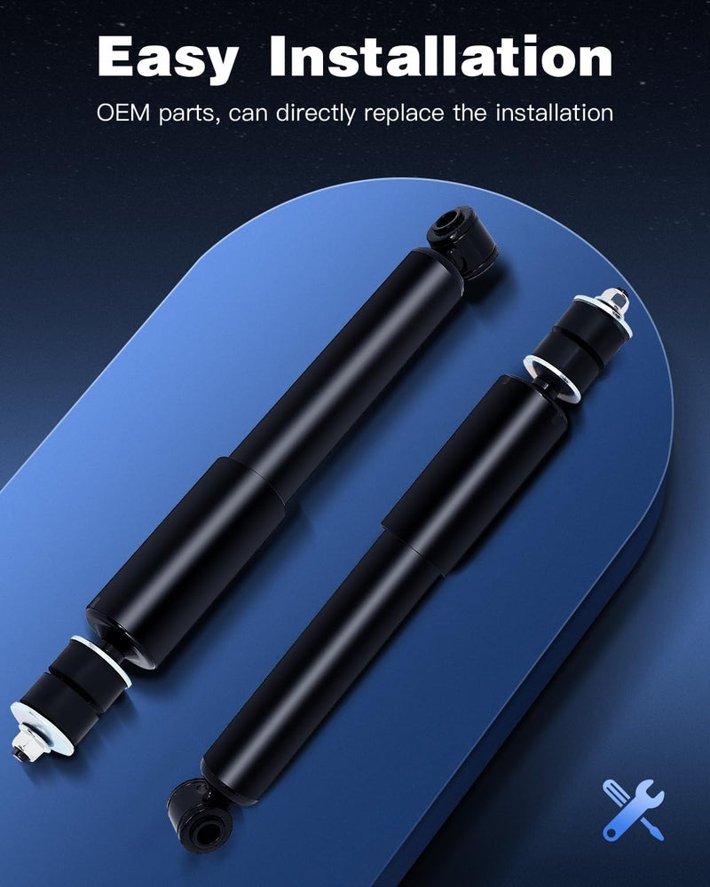 ECCPP Shocks Struts,ECCPP Front Pair Shocks Absorber Struts Fits 1994 1995 1996 1997 1998 1999 2000 2001 2002 for Dodge for Ram 2500,1994 1995 1996 1997 1998 1999 2000 2001 for Dodge for Ram 1500 37102 - Image 4