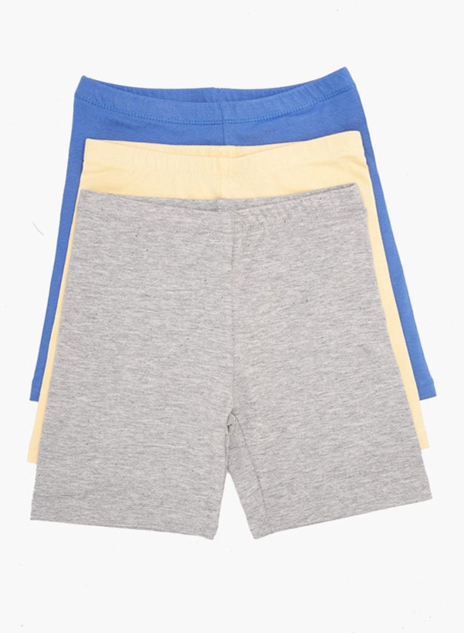 Carina Pack of 3 Girly Cycling Shorts - Image 1