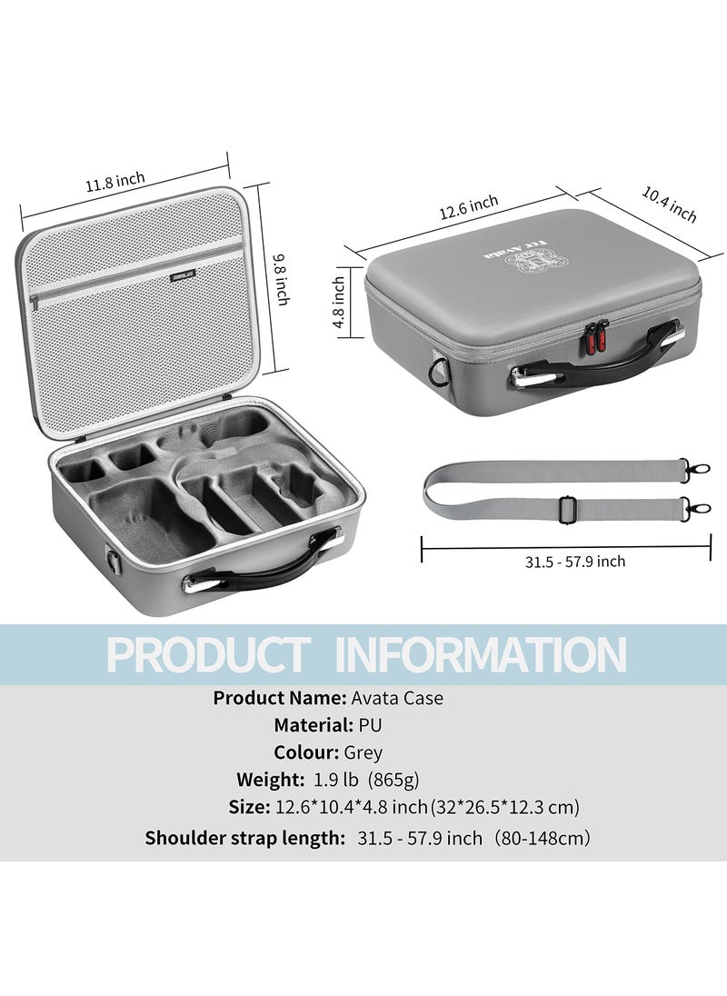 STARTRC STARTRC Carrying Case for DJI Avata Pro-View Combo Accessories,Portable Travel Bag for DJI Avata with DJI Goggles 2/Goggles Integra, Compatible with DJI RC Motion/RC Motion 2  - Image 4