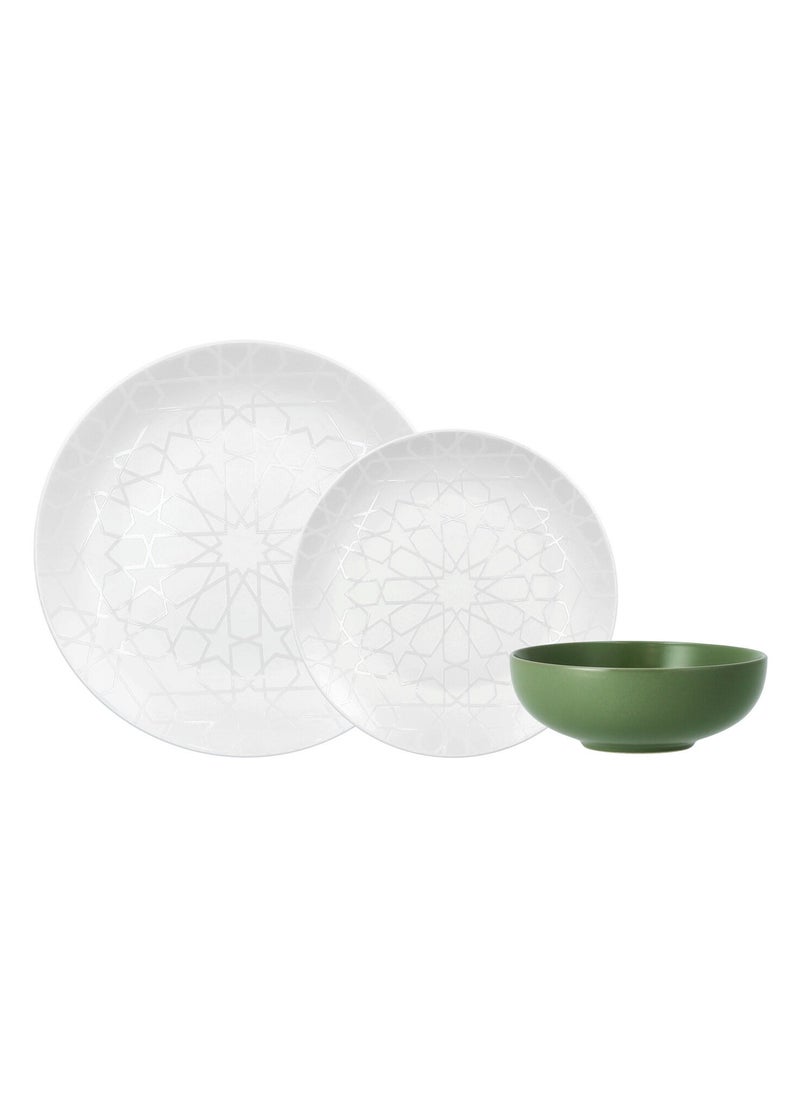 La Mesa 18 Pieces Mosaic Dinner Set Serve 6 Persons  - Image 3