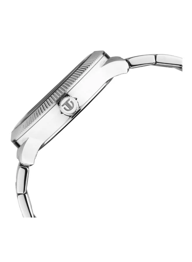 تيتان Men's Stainless Steel Analog Watch 1828SM02 - 43 mm