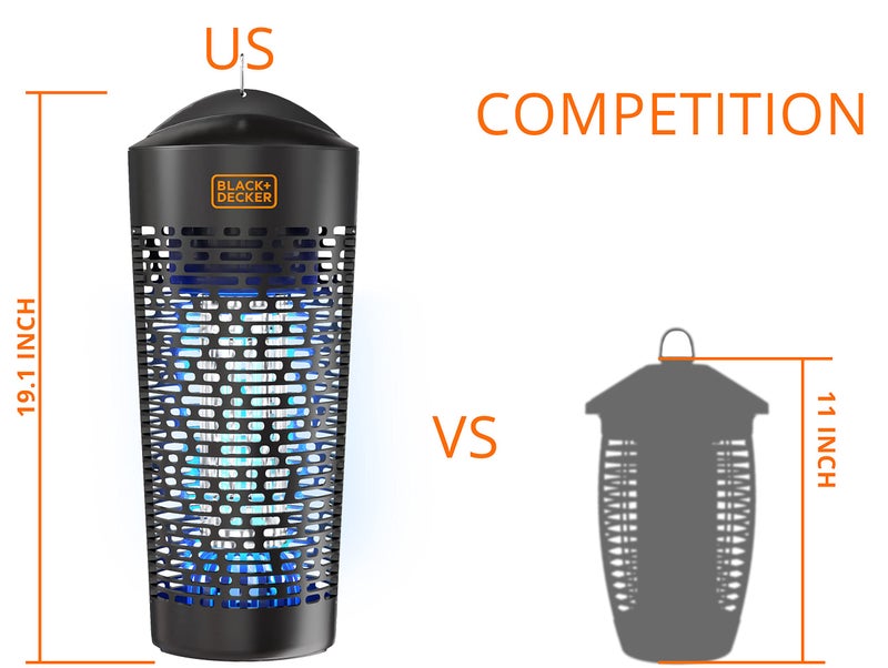 BLACK+DECKER مبيد البعوض الكهربائي للداخل والخارج مع تغطية نصف فدان - Image 4