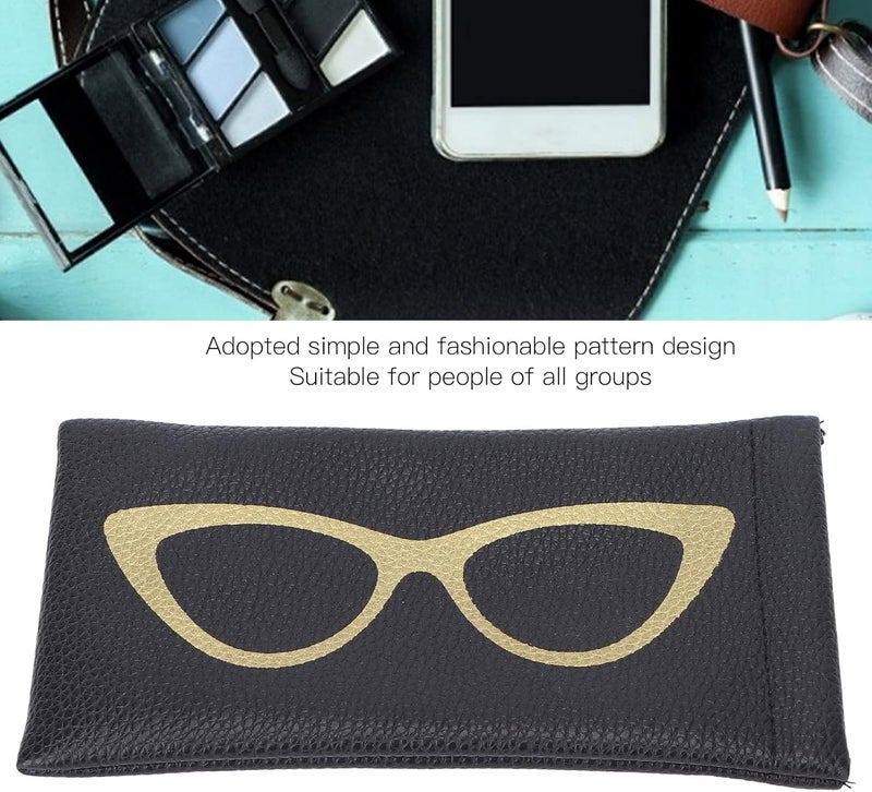 كلاراكو حقيبة نظارات كلاركو، حقيبة تخزين نظارات بنمط بسيط لمنع خدش المجوهرات العصرية للاستخدام اليومي. - Image 4