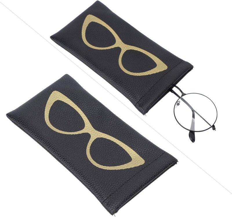 كلاراكو حقيبة نظارات كلاركو، حقيبة تخزين نظارات بنمط بسيط لمنع خدش المجوهرات العصرية للاستخدام اليومي. - Image 3