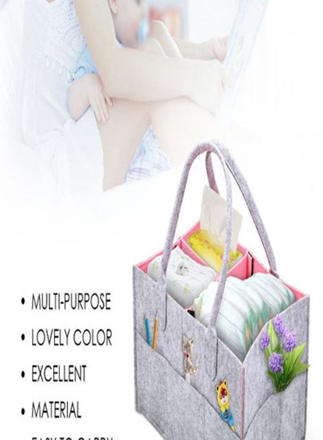 Multiple Baby Diaper Caddy Organizer Storage Bin, Premium-quality Material and Extra Sturdy  - Image 2