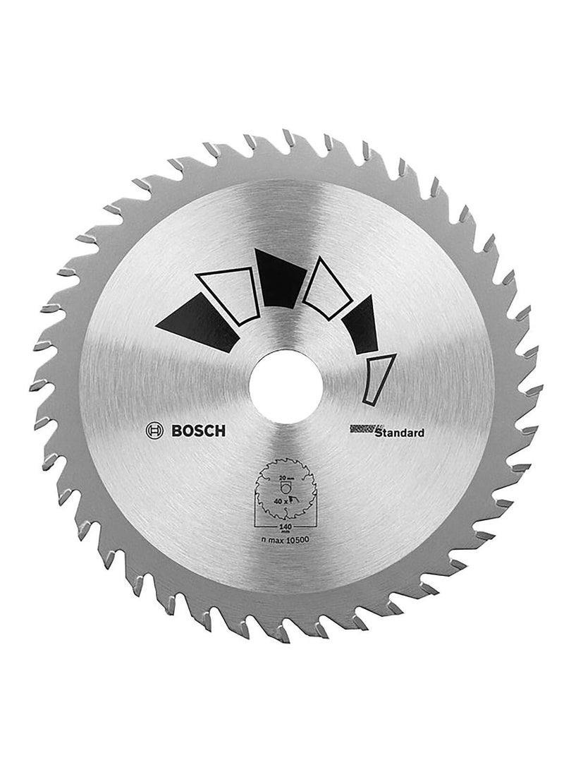 BOSCH Standard Circular Saw Blade Silver and Black - Image 1