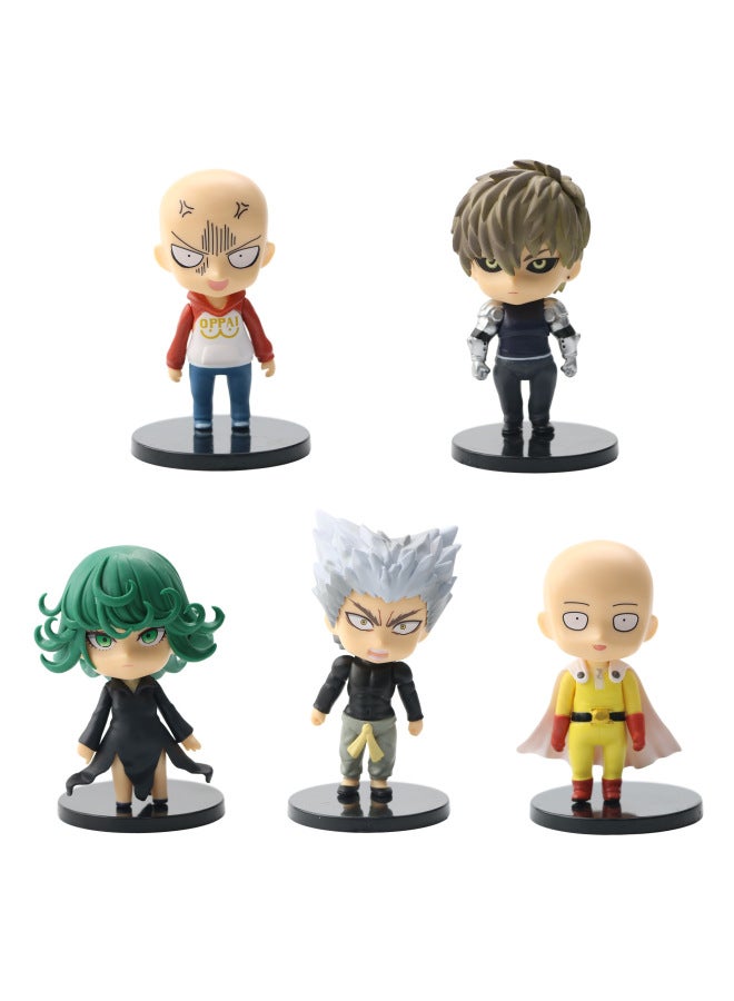 5 One Punch Superman Q Edition Qiyu Teacher Dragon Roll Genos Hand-made Toy Model Ornaments-Color:5 One Punch Superman B - Image 1