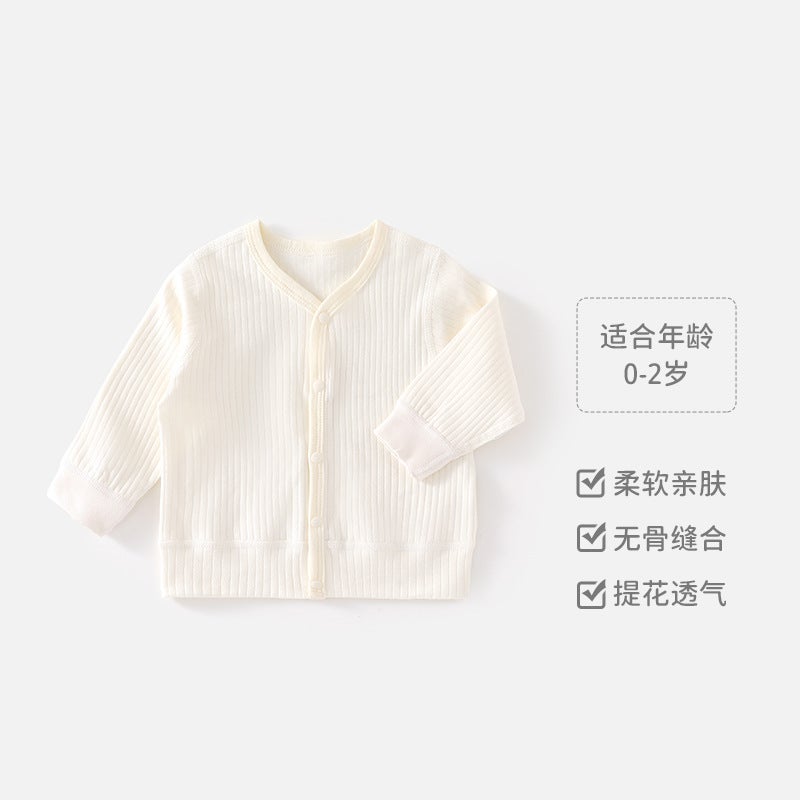 Unisex Baby Warm Jacket – Long Sleeve Cotton Cardigan for Infants 1-3 Years - Image 1