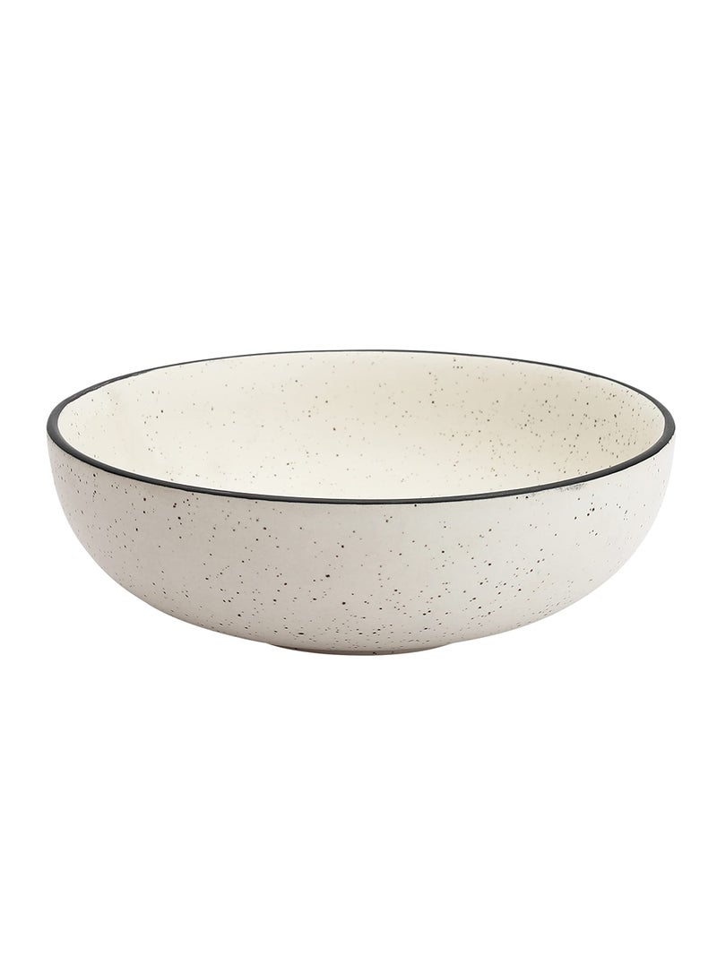 miah decor طقم وعاء تقديم سيراميك ميا ديكور من 2 - مجموعة غورا المصنوعة يدويًا لوعاء تقديم الطعام والسلطات والكاري والمعكرونة والنودلز والوجبات الخفيفة والأرز والصلصة والفطور - (7 بوصة قطر) - طقم من 2 - Image 5