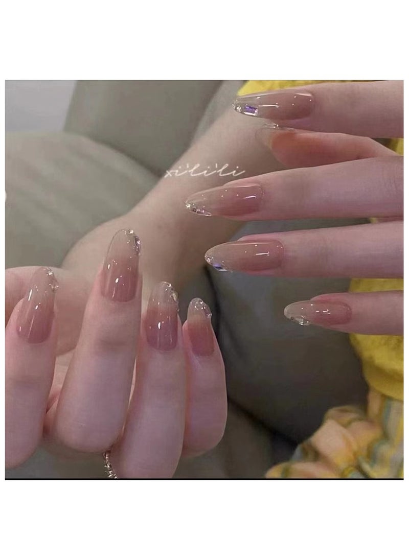 Binzo Beauty - Binzo Beauty Press On Handmade Nails, 10pcs,Nails Art , Acrylic Nails, False Nails，Natually Nails - Image 1