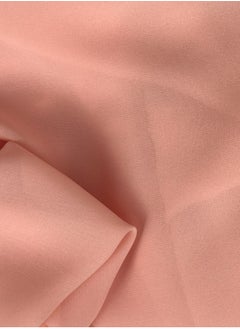 Perfectory PERFECTORY Women Lightweight Solid Chiffon Hijab Shawl Soft Premium Abaya Shawl Wrap Scarves, Long Bridal Hijab Scarf- Coral Pink  - Image 2