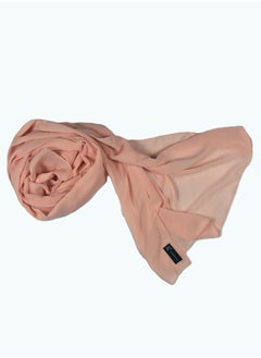 Perfectory PERFECTORY Women Lightweight Solid Chiffon Hijab Shawl Soft Premium Abaya Shawl Wrap Scarves, Long Bridal Hijab Scarf- Coral Pink  - Image 3