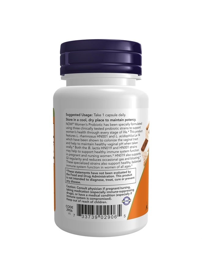 now Supplements, Women's Probiotic, 20 Billion, Specially Formulated using Three Clinically Tested Probiotic Strains, 50 Veg Capsules - Image 3