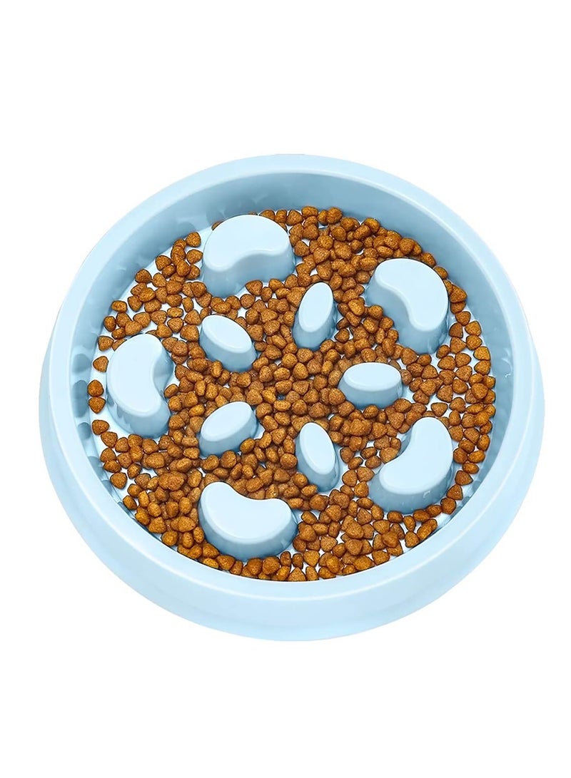 KASTWAVE Slow Feeder Dog Bowl No Choking Slow Feeder Bloat Stop Dog Food Water Bowl with Funny Pattern for Small and Medium Dogs  - Image 1