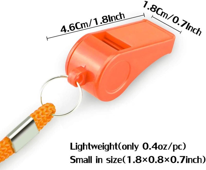Hipat Whistle, Super Loud Emergency Whistle with Lanyard, Ideal for Boating, Swimming, Kayaking, Water Survival, Hiking, Camping - Image 3