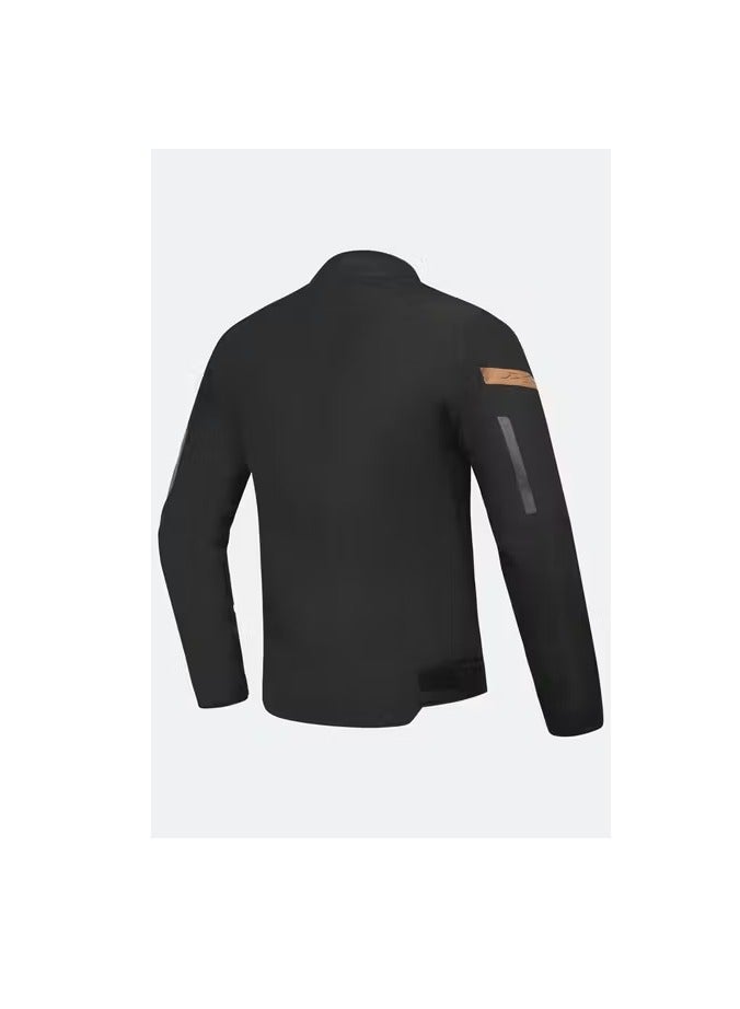 IXON Striker Retro MC Jacket Black-Brown - Image 2