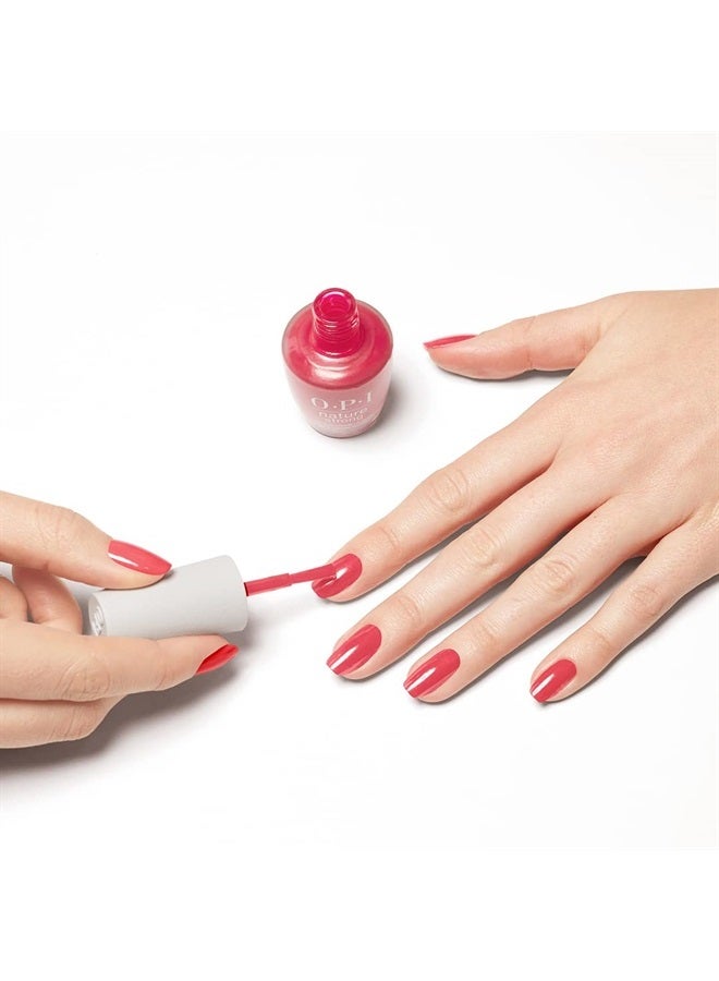 OPI Nature Strong Vegan Nail Polish, Big Bloom Energy, Coral Nail Polish, Natural Origin, Cruelty-Free Nail Lacquer, 0.5 fl oz. - Image 2