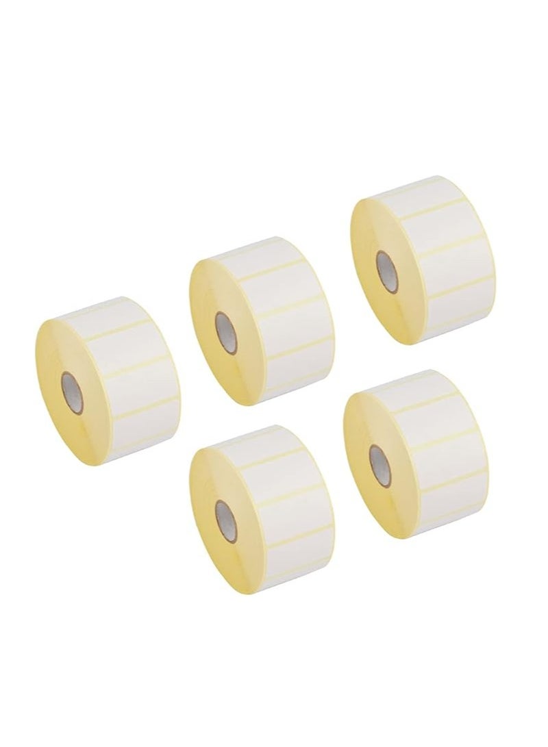 Terabyte 50mm x 25mm Direct Thermal Barcode Label Sticker 1000 Labels per Roll - 5 Rolls - Image 2