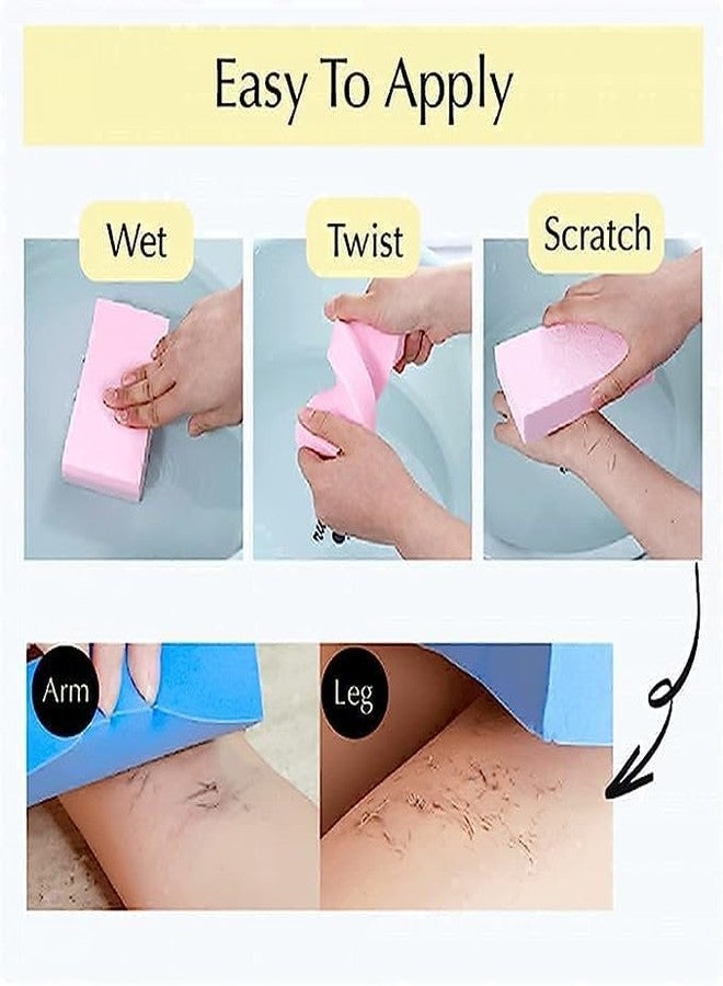 PH BROTHER Ultra Soft Exfoliating Sponge, Soft Bath Sponge, Scrubber for Kids, Body Scrub, Dead Skin Removal, Radiant Skin, Manual Use, Sensitive Skin, Multicolour - Image 1