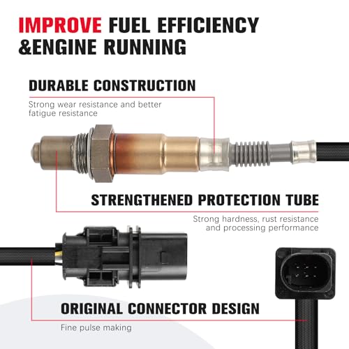 QIJIAUTO O2 Sensor Upstream for BMW 128i 323i 325i 328i 330i 525i 528i 530i 2006-2013, Oxygen Sensor Upstream Bank 1 Sensor 1, for BMW X3 Z4 3.0L 2.5L L6, Replace 11787558073 0258017099 - Image 4