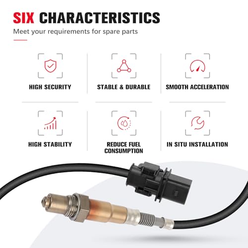 QIJIAUTO O2 Sensor Upstream for BMW 128i 323i 325i 328i 330i 525i 528i 530i 2006-2013, Oxygen Sensor Upstream Bank 1 Sensor 1, for BMW X3 Z4 3.0L 2.5L L6, Replace 11787558073 0258017099 - Image 5