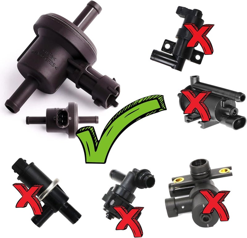 JCCGLOBAL Vapor Canister Purge Solenoid - Image 2