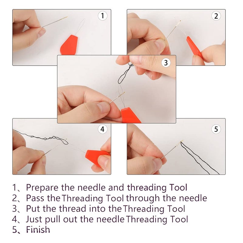 Pllieay 30 Skeins Friendship Bracelets Floss, Black to White Gradient Grey Embroidery Floss, Cross Stitch Threads with 6 Floss Bobbins, 2 Embroidery Needles and Needle Threader - Image 5