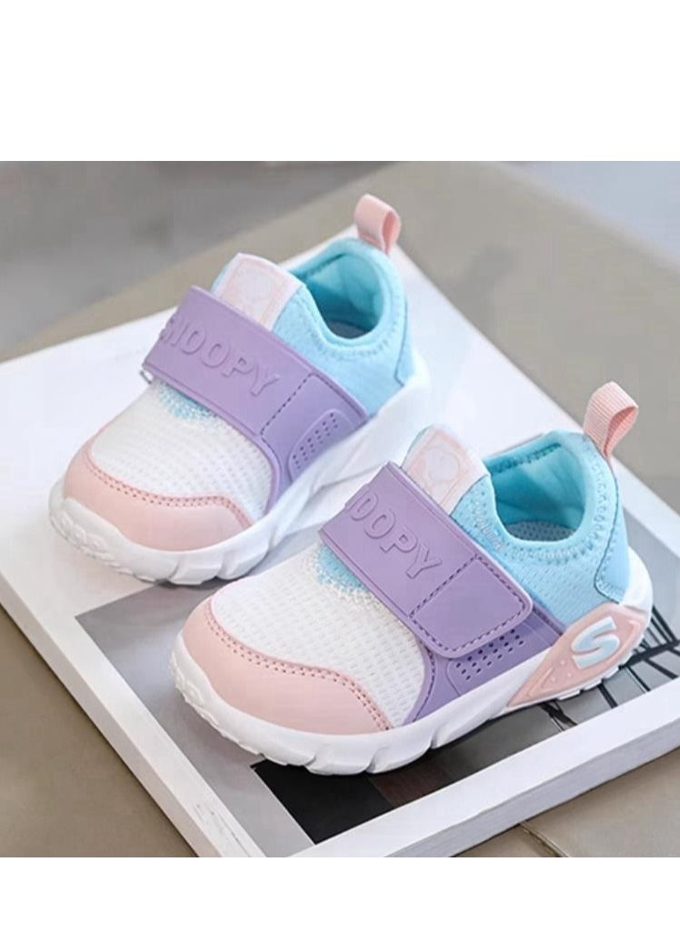 Snoopy - Baby Breathable Walking Shoes With Soft Sole, Anti Slip And Anti Kick Function Shoes - Image 1