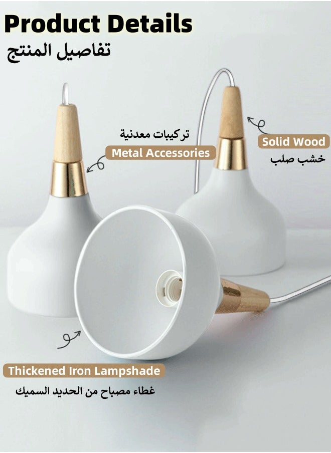 Optico Pendant Ceiling Light, Chandelier Decor Lamp Hanging Ceiling Light with 3-Color Light Indoor Lighting Hanging Lamp with Adjustable Cord for Living Room Bedroom Kitchen Restaurant Hallway  - Image 3