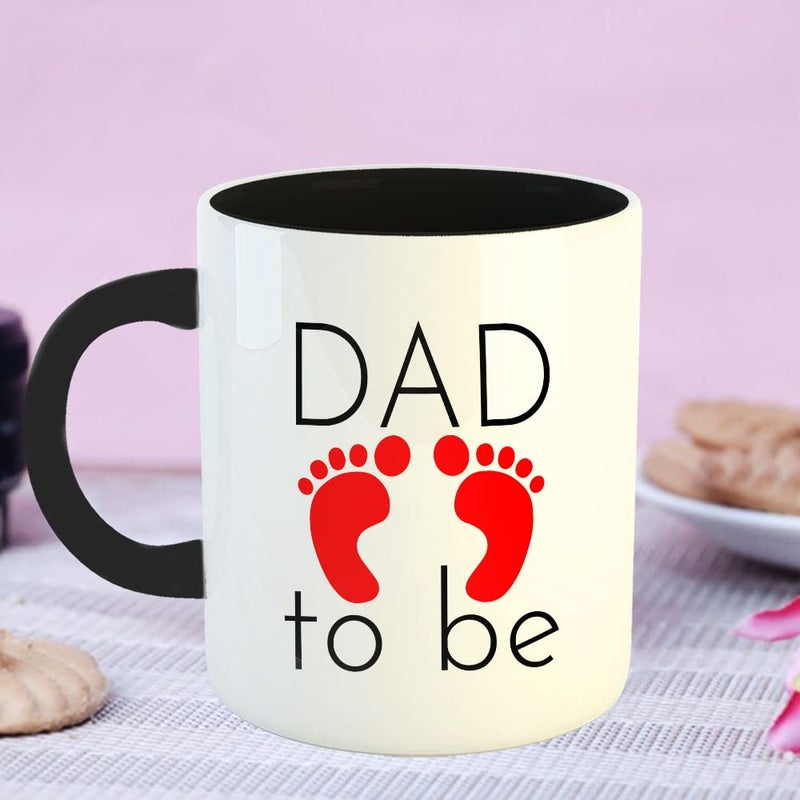 Happu Fathers Day Printed Coffee Mug Dad to Be Gifts for Fathers Day Gifts for Husband Brother Gifts for Daddy Grandfather5165BK - Image 4
