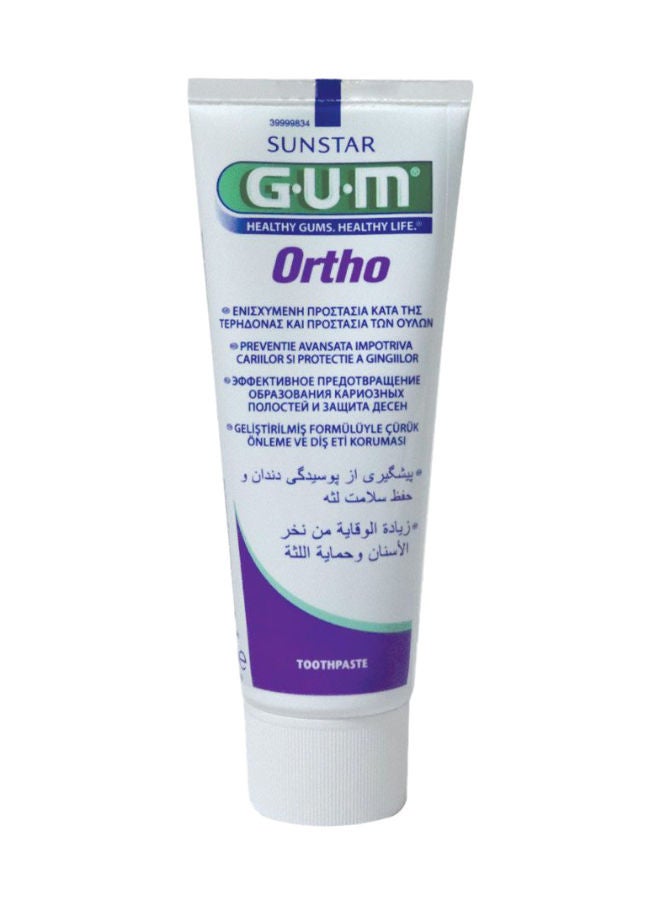 Gum جل معجون أسنان أورثو بنكهة النعناع 75 جرام - Image 2