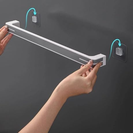 Onprix Wall Mounted Slippers Shoes Storage Organize Rack Space Saving Slippers Storage Holder Folding Bathroom Towel Rack Bathroom Accessories - Image 2