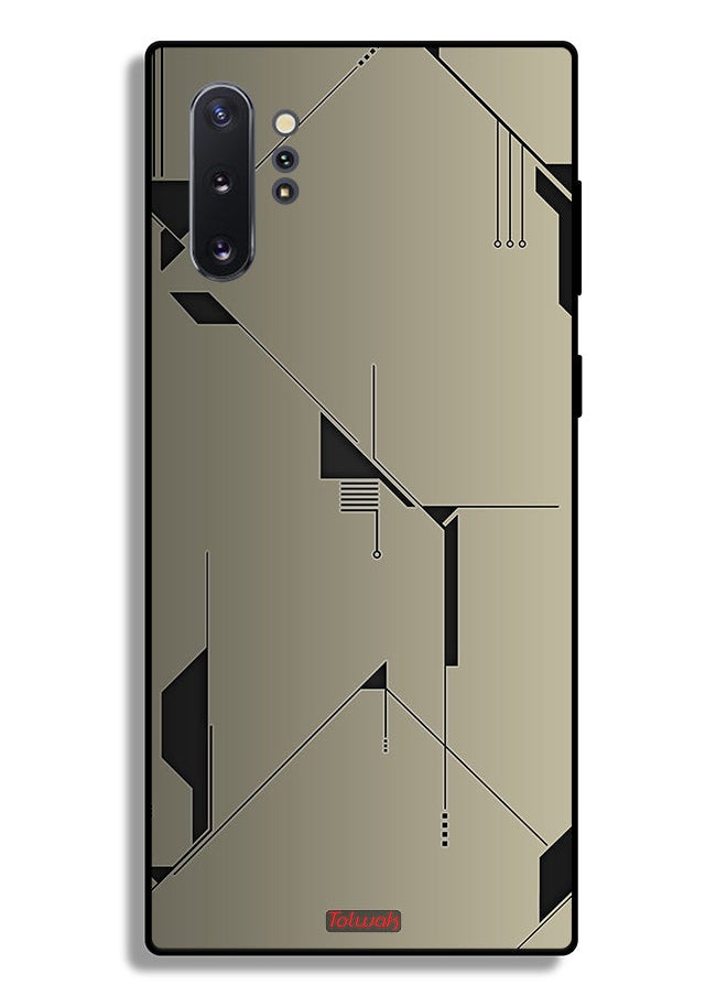 Tolwak Samsung Galaxy Note 10 Plus 4G Protective Case Cover Minimalism Abstract Digital Art  - Image 2
