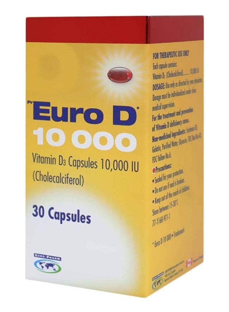 يورو دي 10000 30 كبسولة